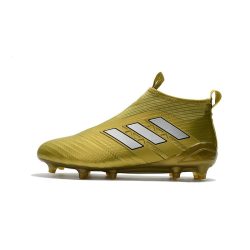 Adidas ACE 17+ PureControl FG fodboldstøvler mænd - Guld Hvid_10.jpg